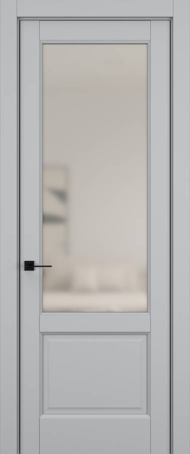 Дверь межкомнатная Hausdoors Шеллак серый 4 Soft Classic ст.матовое в Екатеринбурге