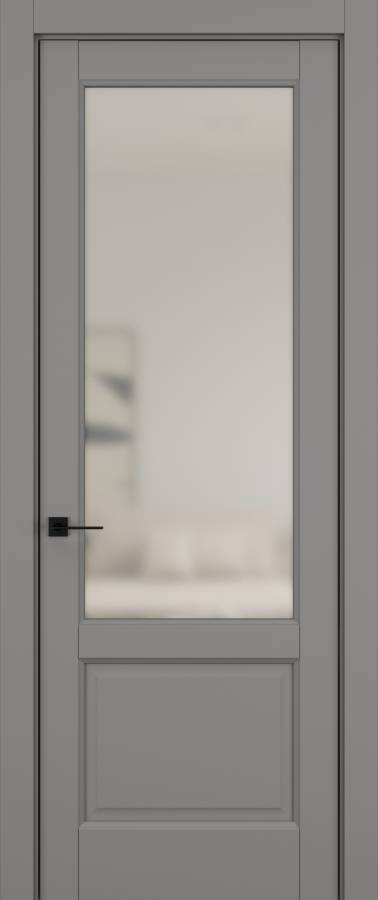 Дверь межкомнатная Hausdoors Керамик серый 4 Soft Classic ст.матовое в Екатеринбурге