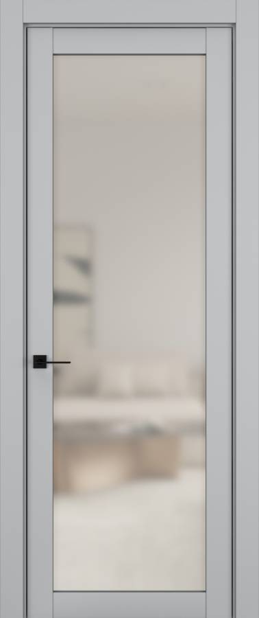 Дверь межкомнатная Hausdoors Шеллак серый 2 New Classic ст.матовое в Екатеринбурге