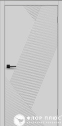 Дверь межкомнатная FRANT SCANDI Maxx N-1 Эмалит серый кромка в цвет в Екатеринбурге