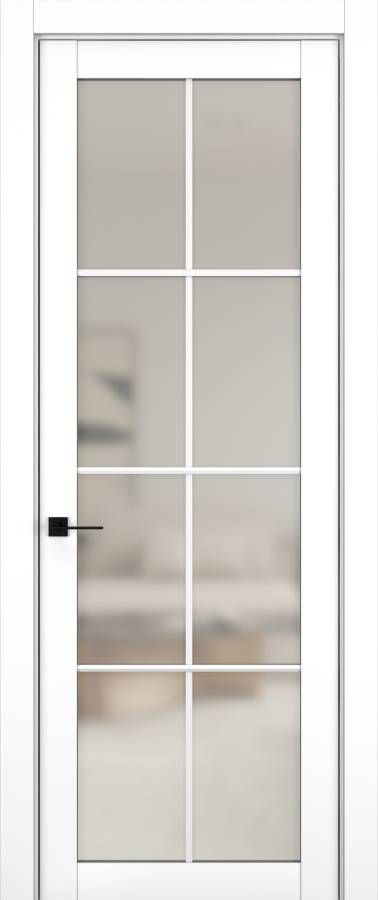 Дверь межкомнатная Hausdoors Керамик снежный 5 New Classic ст.просветленное в Екатеринбурге