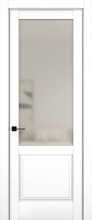 Дверь межкомнатная Hausdoors Керамик снежный 10 New Classic ст.просветленное в Екатеринбурге