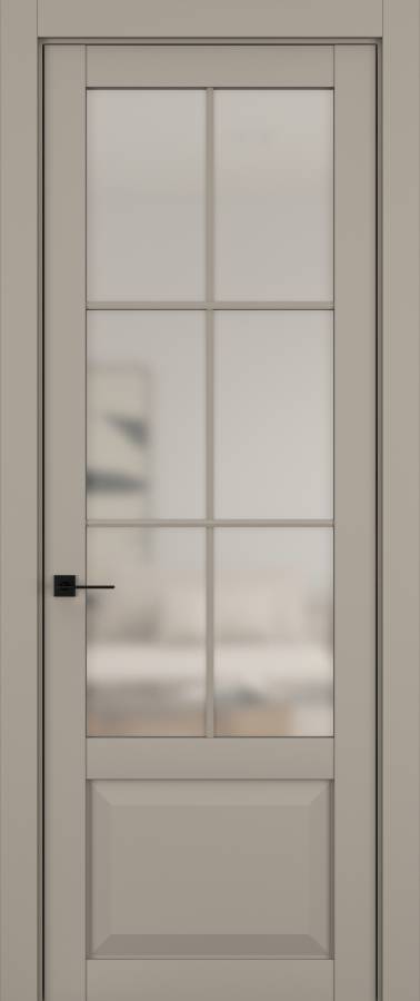 Дверь межкомнатная Hausdoors Керамик бежевый 6 New Classic ст.просветленное в Екатеринбурге