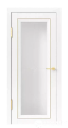 Дверь межкомнатная UBERTURE Деканто ПДО 2 Barhat White в Екатеринбурге