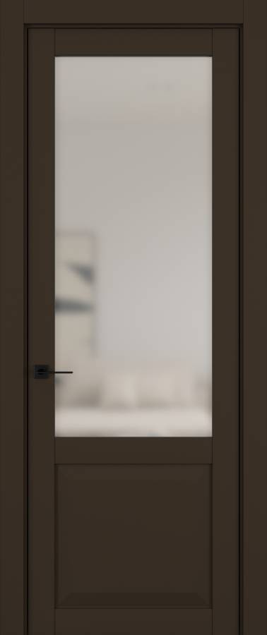 Дверь межкомнатная Hausdoors Керамик коричневый 4 New Classic ст.просветленное в Екатеринбурге