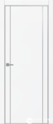 Дверь межкомнатная UBERTURE Тамбурат ПДТм 4103 Аляска суперматовая серая кромка в Екатеринбурге