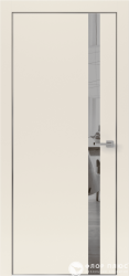 Дверь межкомнатная UBERTURE Тамбурат ПДТОз 4104 Магнолия серая кромка в Екатеринбурге