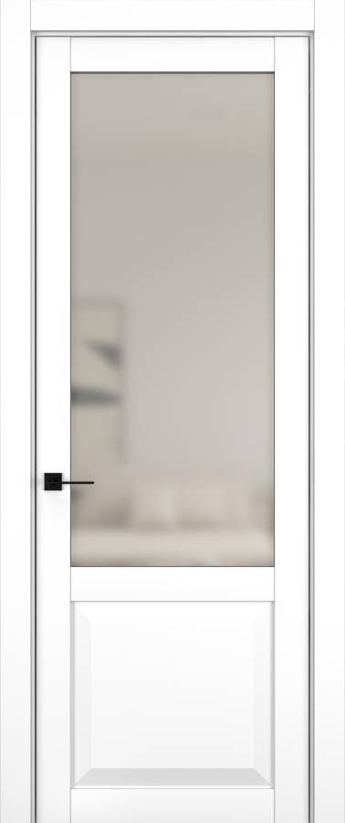 Дверь межкомнатная Hausdoors Керамик снежный 4 New Classic ст.просветленное в Екатеринбурге