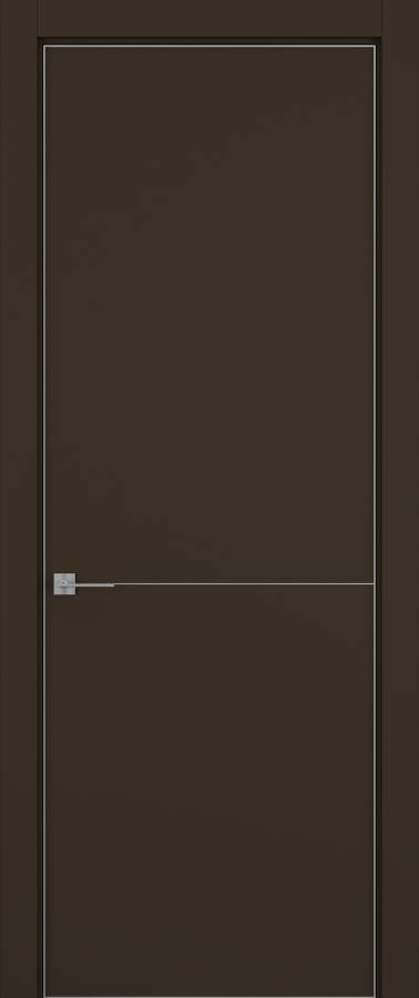 Дверь межкомнатная Hausdoors Керамик коричневый 2 Minimalism кромка матовая в Екатеринбурге
