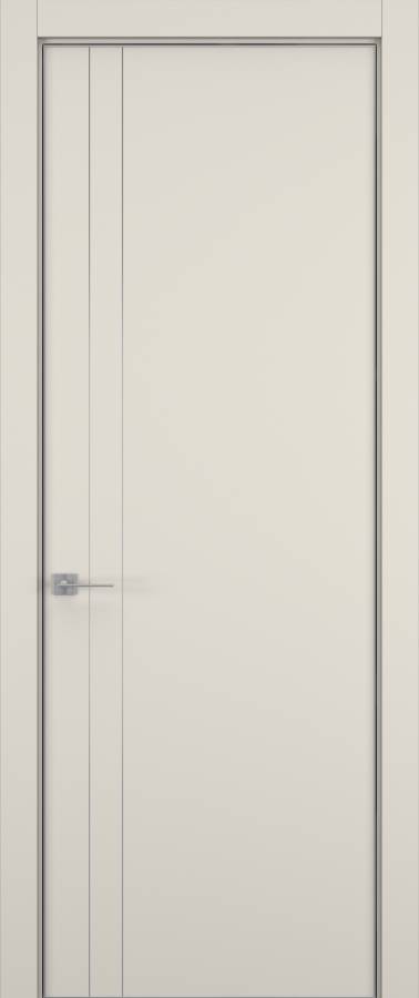 Дверь межкомнатная Hausdoors Керамик жемчужный 4 Minimalism L REVERSE кромка матовая в Екатеринбурге