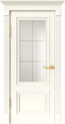 Дверь межкомнатная UBERTURE Катунь ПДО 81002 1735+карниз ДАРК ВАЙТ (БЕЖЕВЫЙ) в Екатеринбурге