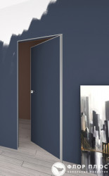 Дверь межкомнатная FRANT INVISIBLE Скрытого монтажа Обратное открывание с притвором Черная кромка КОМПЛЕКТ в Екатеринбурге