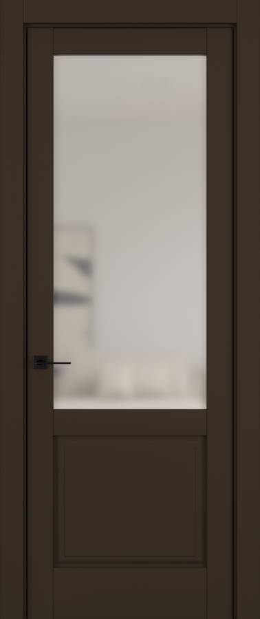 Дверь межкомнатная Hausdoors Керамик коричневый 10 New Classic ст.просветленное в Екатеринбурге