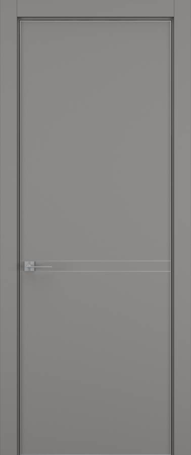Дверь межкомнатная Hausdoors Керамик серый 3 Minimalism кромка матовая в Екатеринбурге