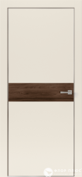 Дверь межкомнатная UBERTURE Тамбурат ПДТм 4106 Магнолия серая кромка в Екатеринбурге