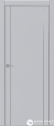Дверь межкомнатная UBERTURE Тамбурат ПДТм 4103 Манхэттен серая кромка в Екатеринбурге