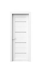 Дверь межкомнатная FRANT SCANDI Rondo G-204 White crystal стекло мателюкс в Екатеринбурге