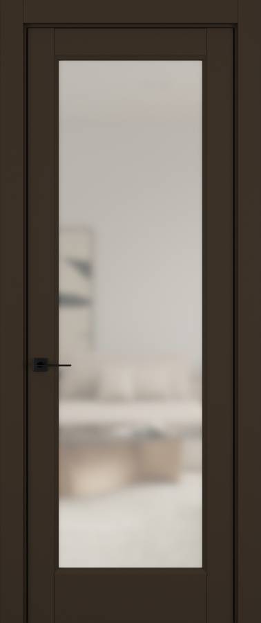 Дверь межкомнатная Hausdoors Керамик коричневый 3 Soft Classic ст.просветленное в Екатеринбурге