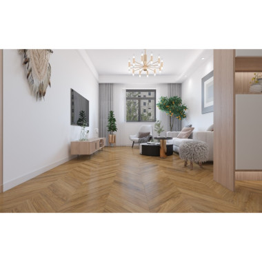 Кварцевый ламинат (SPC) DamyFloor Chevron Монсоро