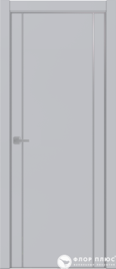 Дверь межкомнатная UBERTURE Тамбурат ПДТм 4103 Манхэттен серая кромка