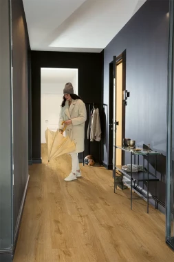 ПВХ плитка Quick Step Vinyl Flex FUSE Дуб осенний медовый