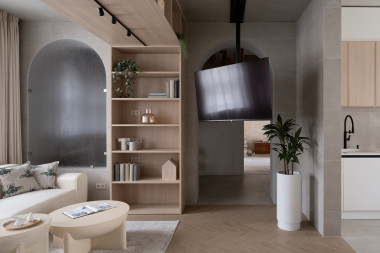 Кварцевый ламинат (SPC) Fargo Herringbone Дуб Аттика