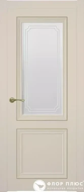 Дверь межкомнатная UBERTURE Прадо 602 магнолия остеклённая