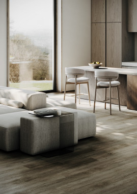 Кварцевый ламинат (SPC) Fargo Bevel Дуб Мустанг 50-7009-7