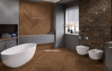 ПВХ плитка DAMY FLOOR Chevron LVT Блуа