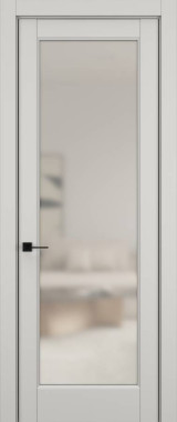 Дверь межкомнатная Hausdoors Керамик слоновая кость 3 Soft Classic ст.просветленное