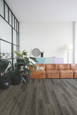 Кварцевый ламинат (SPC) Quick Step ATMOSPHERE Дуб темно-коричневый