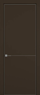 Дверь межкомнатная Hausdoors Керамик коричневый 2 Minimalism R REVERSE кромка матовая