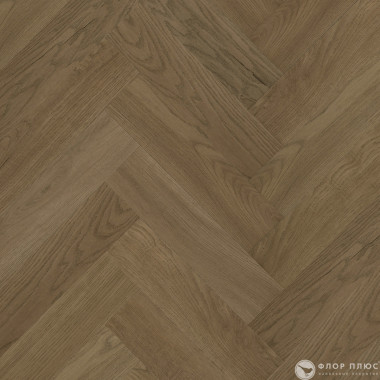 Кварцевый ламинат (SPC) Fargo Herringbone Дуб Монако