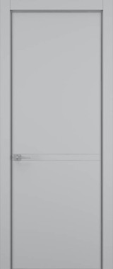 Дверь межкомнатная Hausdoors Шеллак серый 3 Minimalism R REVERSE кромка матовая