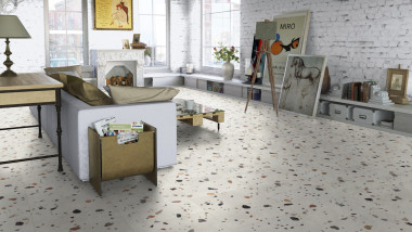 ПВХ плитка Tarkett Art Vinyl Rockstars TERRAZZO