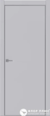 Дверь межкомнатная UBERTURE Тамбурат Лайт ПДТС 4201 Манхэттен серая кромка