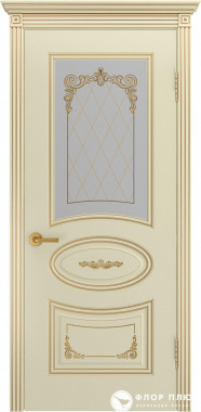 Дверь межкомнатная FRANT Эмаль классика Ария3-СК-ДО стекло