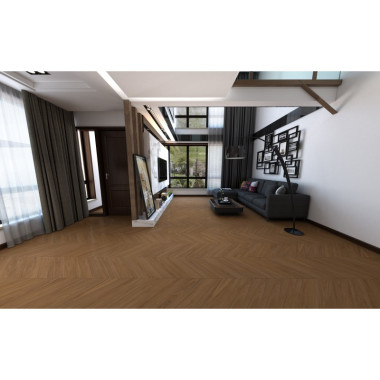 Кварцевый ламинат (SPC) DamyFloor Chevron Блуа