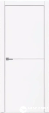 Дверь межкомнатная UBERTURE Тамбурат ПДТм 4102 Аляска суперматовая серая кромка