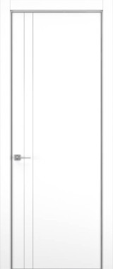 Дверь межкомнатная Hausdoors Керамик снежный 4 Minimalism L REVERSE кромка матовая