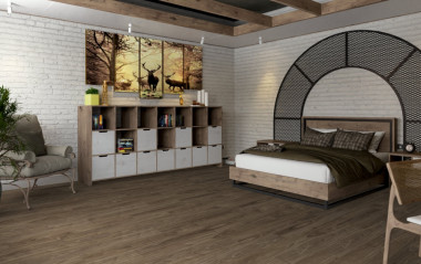 ПВХ плитка DAMY FLOOR Family LVT Орех  Американский
