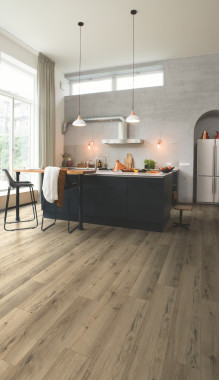 Кварцевый ламинат (SPC) Quick Step ATMOSPHERE Дуб натуральный темный