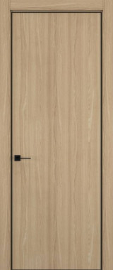 Дверь межкомнатная Hausdoors Дуб натуральный 1 Minimalism кромка черная