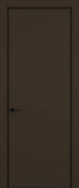 Дверь межкомнатная Hausdoors Керамик коричневый 1 Minimalism кромка черная