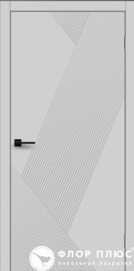 Дверь межкомнатная FRANT SCANDI Maxx N-1 Эмалит серый кромка в цвет