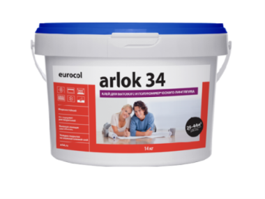 Клей для бытового линолеума 14 кг Arlok 34