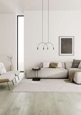 Кварцевый ламинат (SPC) Fargo Bevel Дуб Лондонский Туман 50-81996-14