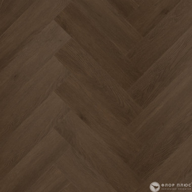 Кварцевый ламинат (SPC) Fargo Herringbone Дуб Шварцвальд