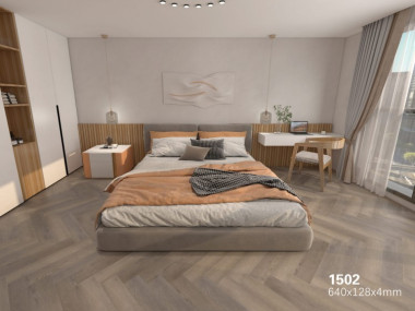 Кварцевый ламинат (SPC) FloorWood Authentic Оранжевый цветок