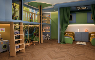 ПВХ плитка DAMY FLOOR Chevron LVT Блуа
